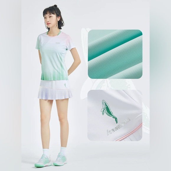 🧚MATCHING SET 🧚 Kawasaki badminton, tennis, workout tshirt - Picture 2 of 5